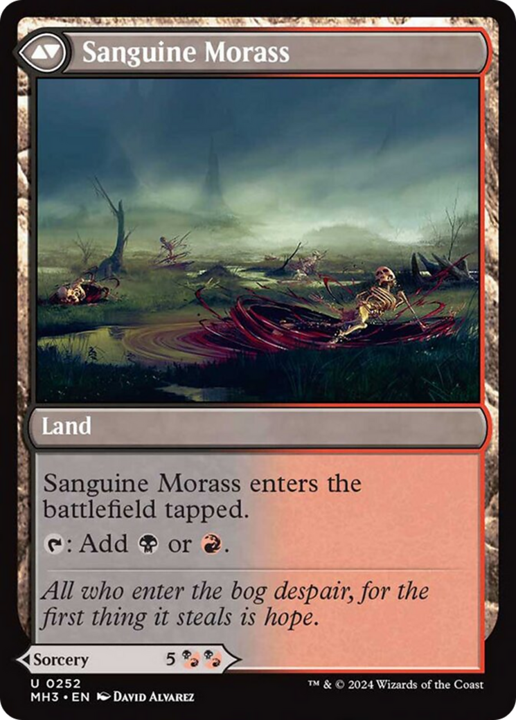 Bloodsoaked Insight // Sanguine Morass [Modern Horizons 3] | Nerdhalla Games