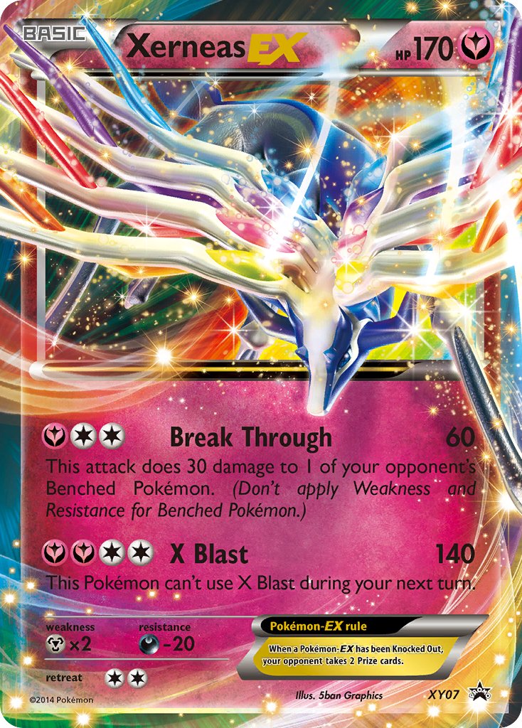 Xerneas EX (XY07) [XY: Black Star Promos] | Nerdhalla Games