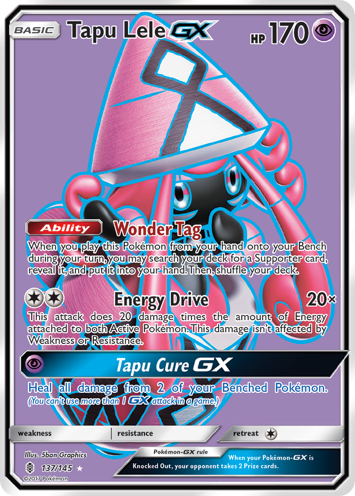 Tapu Lele GX (137/145) [Sun & Moon: Guardians Rising] | Nerdhalla Games