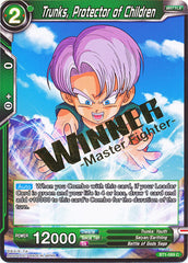 Trunks, Protector of Children (Winner Stamped) (BT1-069) [Tournament Promotion Cards] | Nerdhalla Games