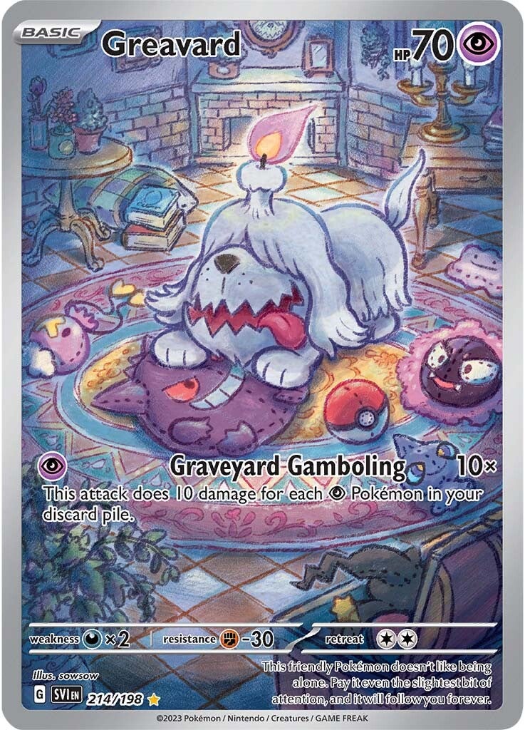 Greavard (214/198) [Scarlet & Violet: Base Set] | Nerdhalla Games