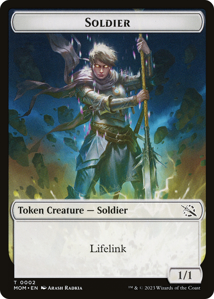 Soldier // Thopter Double-Sided Token [March of the Machine Tokens] | Nerdhalla Games