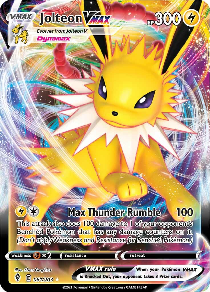 Jolteon VMAX (051/203) [Sword & Shield: Evolving Skies] | Nerdhalla Games