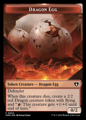 City's Blessing // Dragon Egg Double-Sided Token [Commander Masters Tokens] | Nerdhalla Games