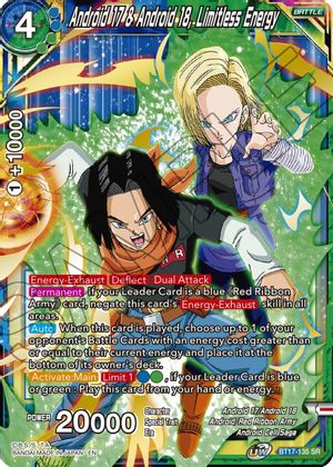 Android 17 & Android 18, Limitless Energy (BT17-135) [Ultimate Squad] | Nerdhalla Games