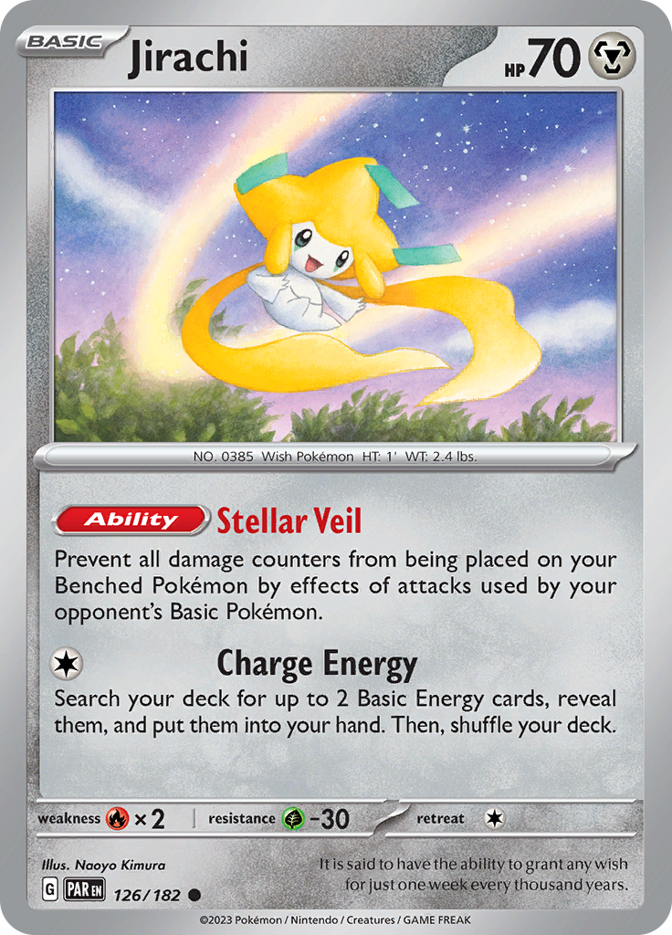 Jirachi (126/182) [Scarlet & Violet: Paradox Rift] | Nerdhalla Games