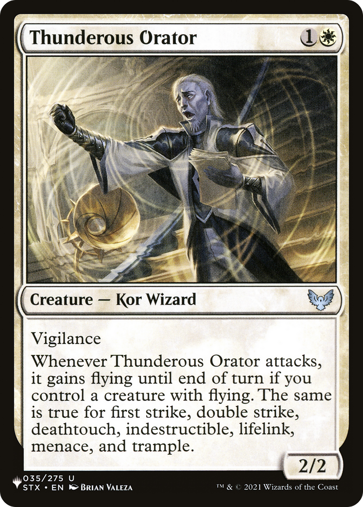 Thunderous Orator [The List] | Nerdhalla Games