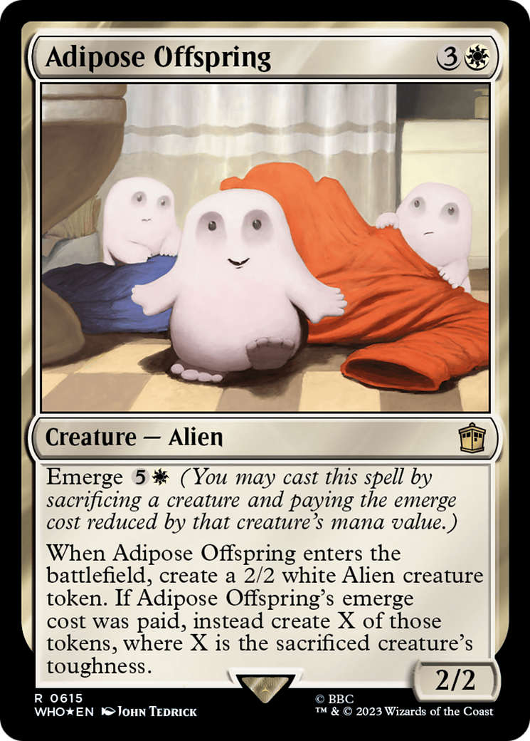 Adipose Offspring (Surge Foil) [Doctor Who] | Nerdhalla Games