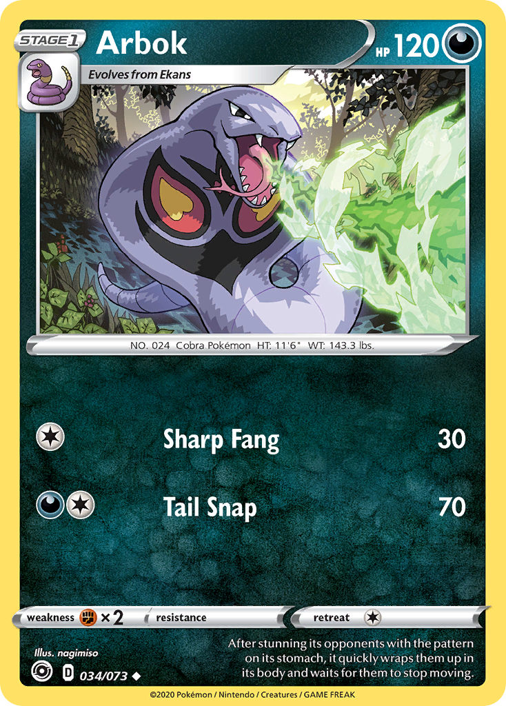 Arbok (034/073) [Sword & Shield: Champion's Path] | Nerdhalla Games