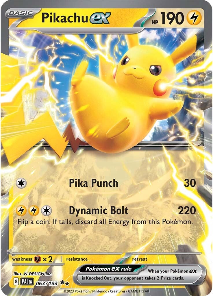 Pikachu ex (063/193) [Scarlet & Violet: Paldea Evolved] | Nerdhalla Games