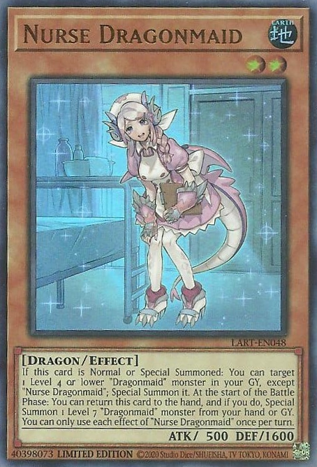 Nurse Dragonmaid [LART-EN048] Ultra Rare | Nerdhalla Games