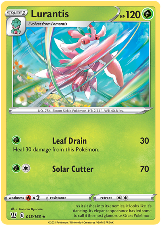 Lurantis (015/163) [Sword & Shield: Battle Styles] | Nerdhalla Games