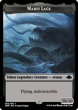 Elephant // Marit Lage Double-Sided Token [Dominaria Remastered Tokens] | Nerdhalla Games