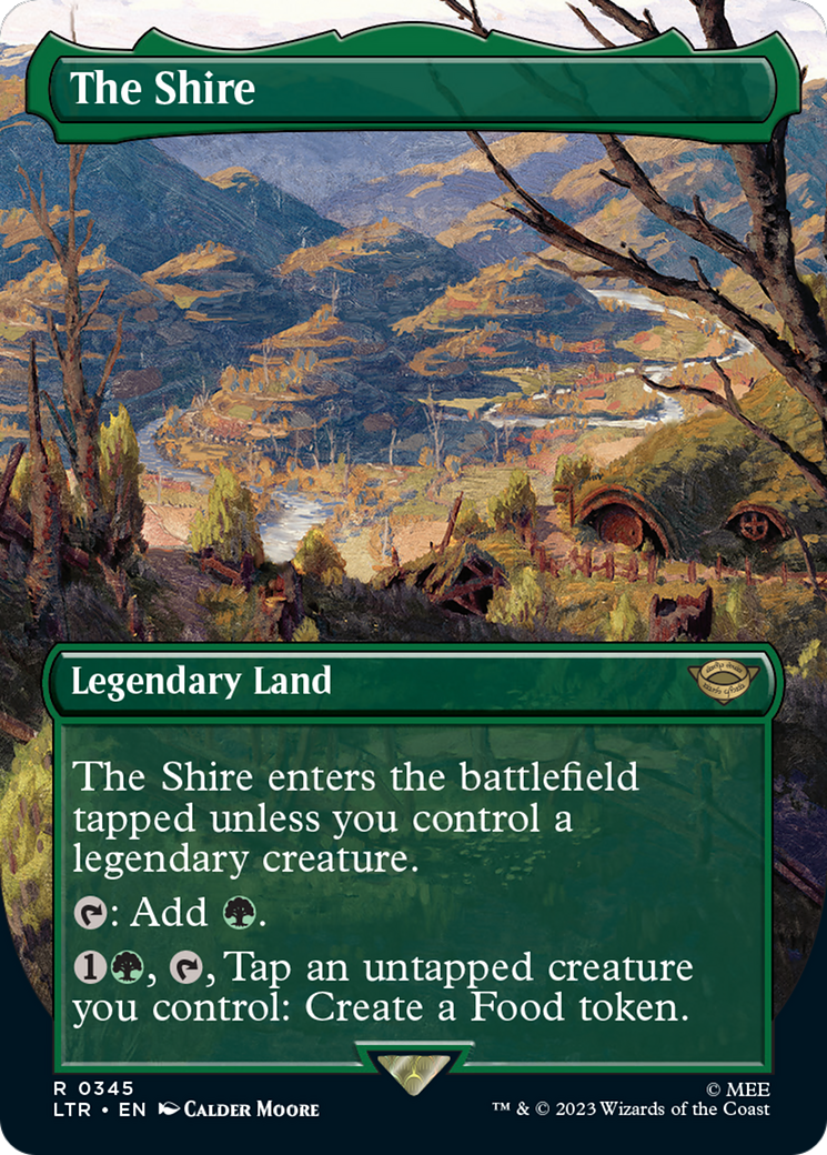 The Shire (Borderless Alternate Art) [The Lord of the Rings: Tales of Middle-Earth] | Nerdhalla Games