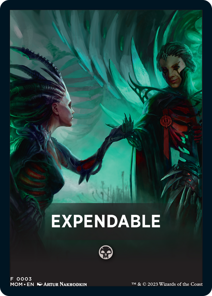 Expendable Theme Card [March of the Machine Tokens] | Nerdhalla Games