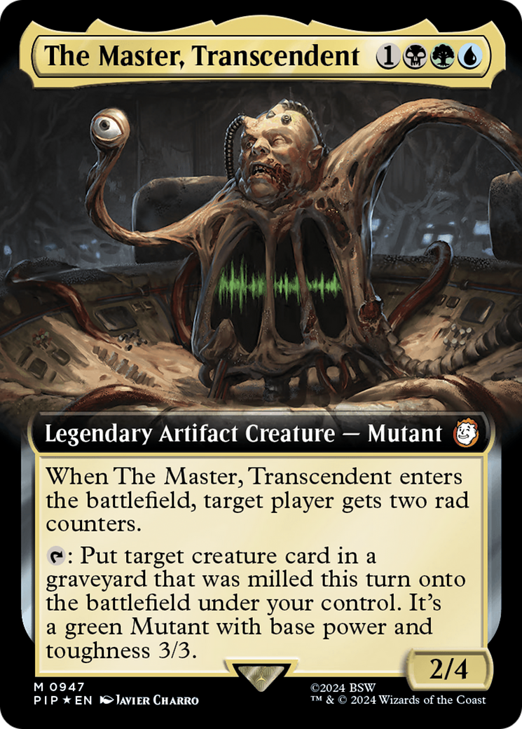 The Master, Transcendent (Extended Art) (Surge Foil) [Fallout] | Nerdhalla Games