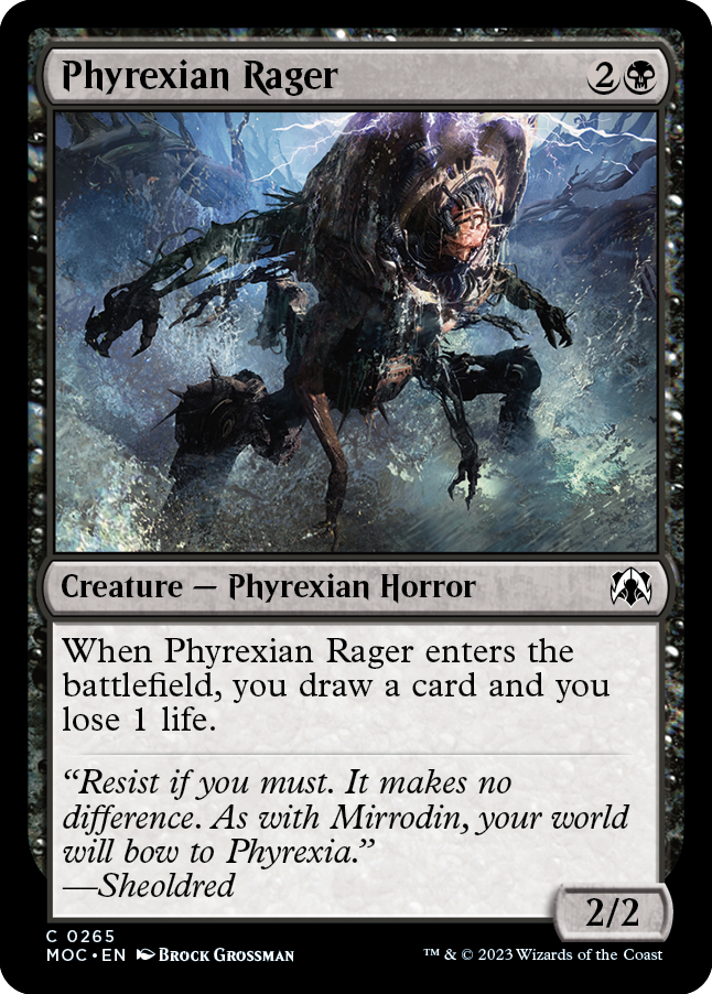 Phyrexian Rager [March of the Machine Commander] | Nerdhalla Games