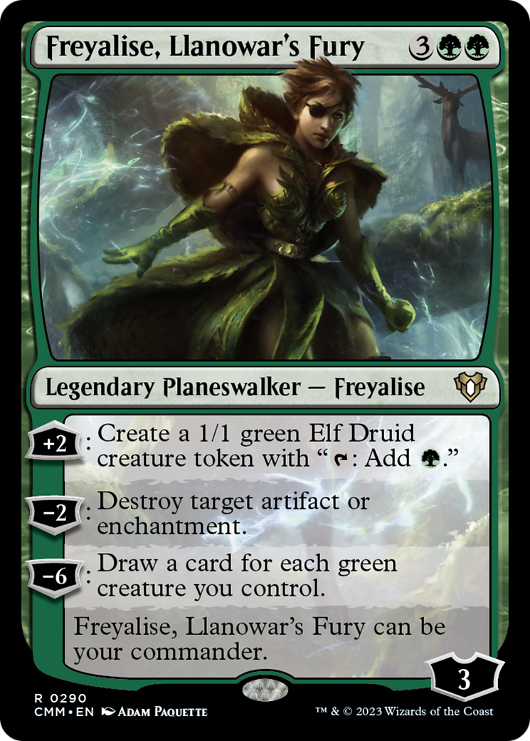 Freyalise, Llanowar's Fury [Commander Masters] | Nerdhalla Games