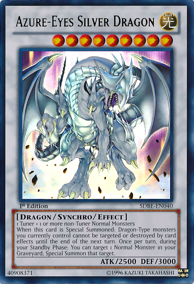 Azure-Eyes Silver Dragon [SDBE-EN040] Ultra Rare | Nerdhalla Games