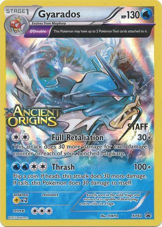 Gyarados (XY60) (Staff) [XY: Black Star Promos] | Nerdhalla Games