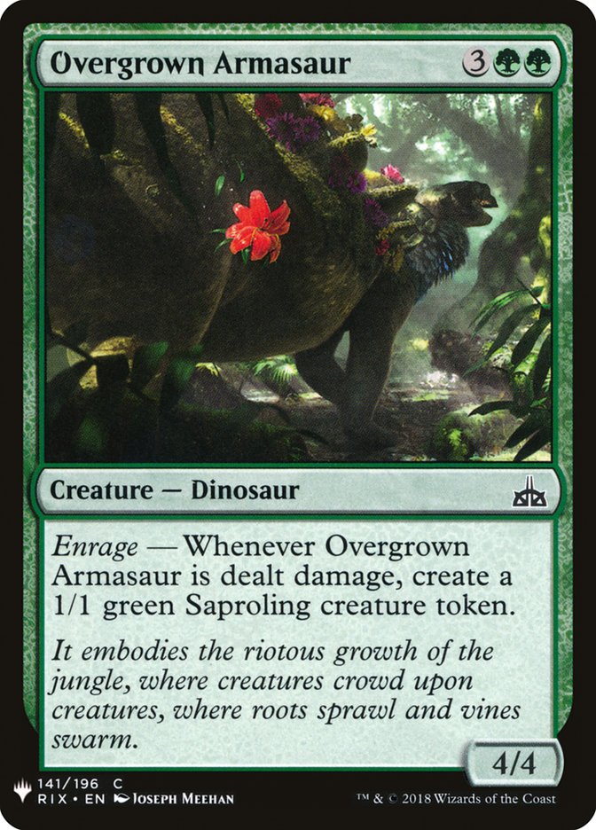 Overgrown Armasaur [Mystery Booster] | Nerdhalla Games