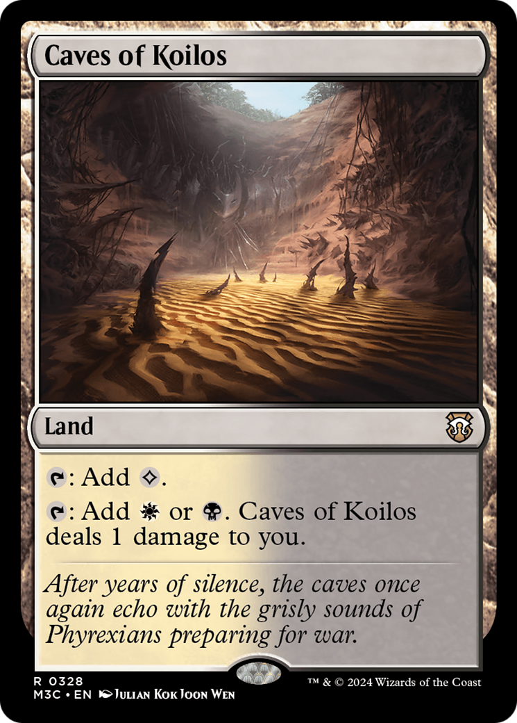 Caves of Koilos (Ripple Foil) [Modern Horizons 3 Commander] | Nerdhalla Games