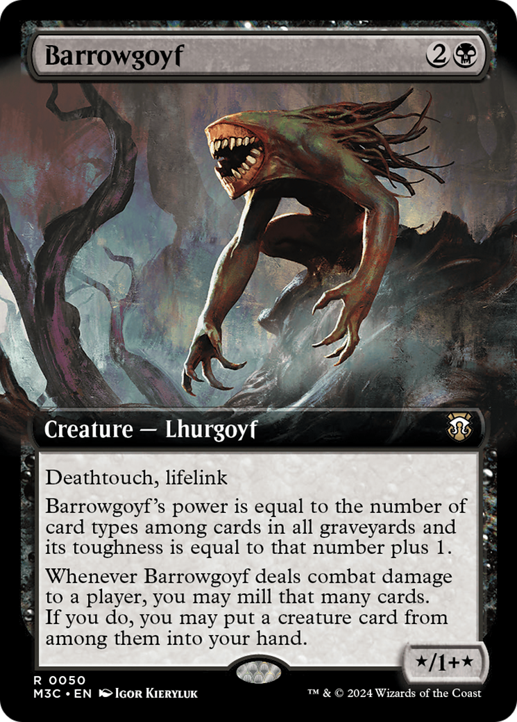 Barrowgoyf (Extended Art) [Modern Horizons 3 Commander] | Nerdhalla Games