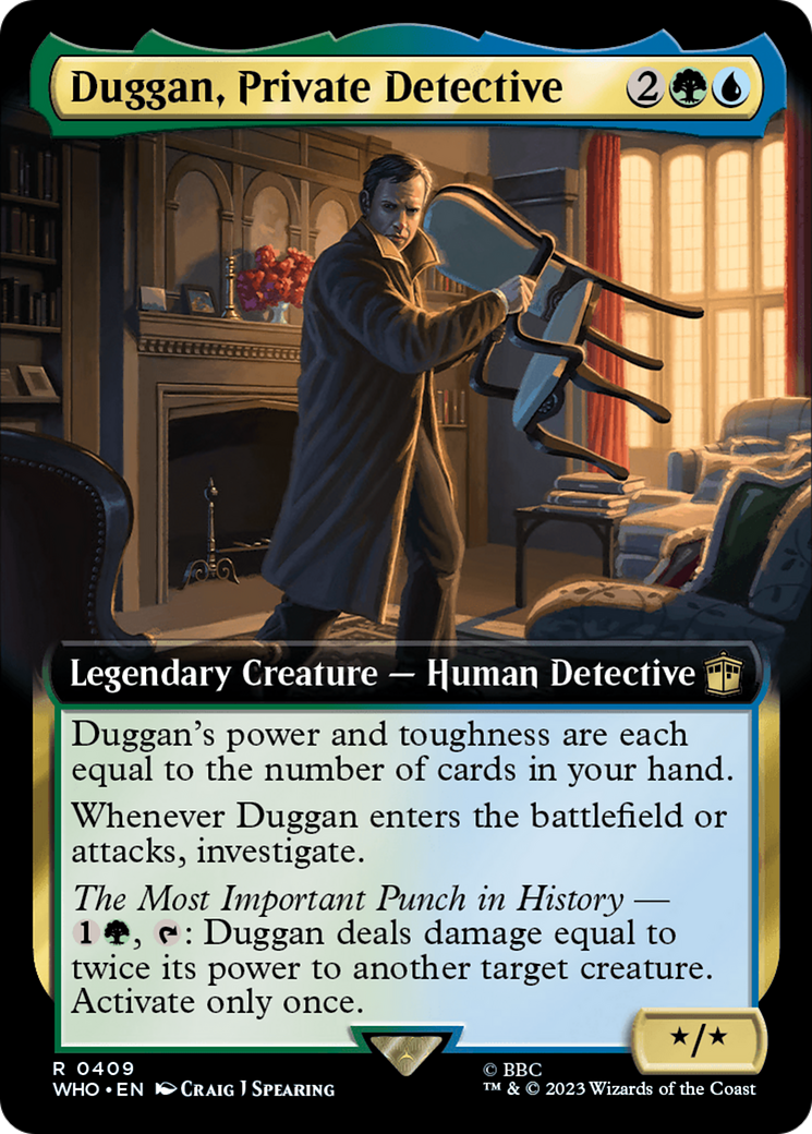 Duggan, Private Detective (Extended Art) [Doctor Who] | Nerdhalla Games