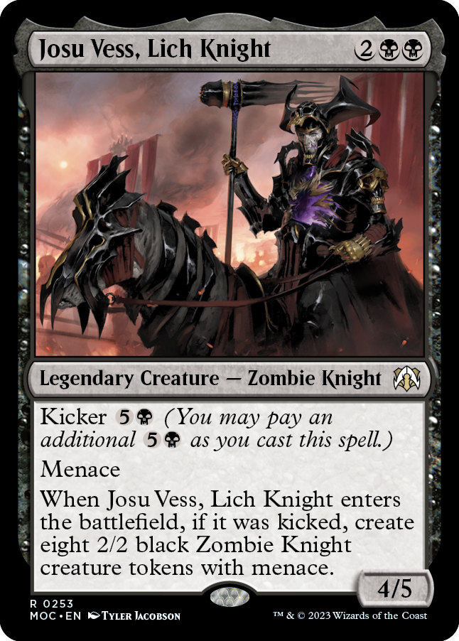 Josu Vess, Lich Knight [March of the Machine Commander] | Nerdhalla Games