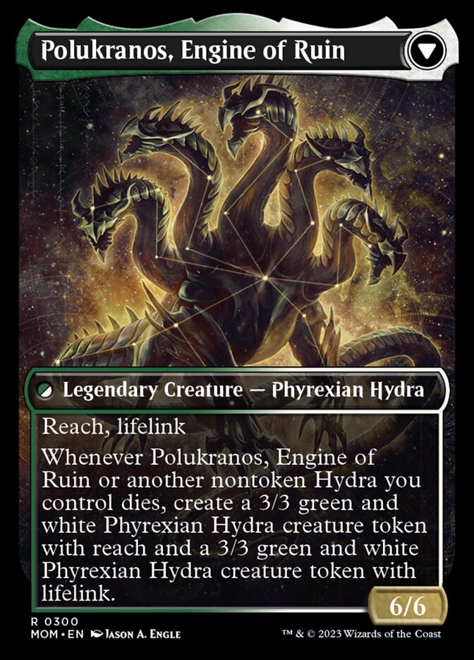 Polukranos Reborn // Polukranos, Engine of Ruin (Showcase Planar Booster Fun) [March of the Machine] | Nerdhalla Games