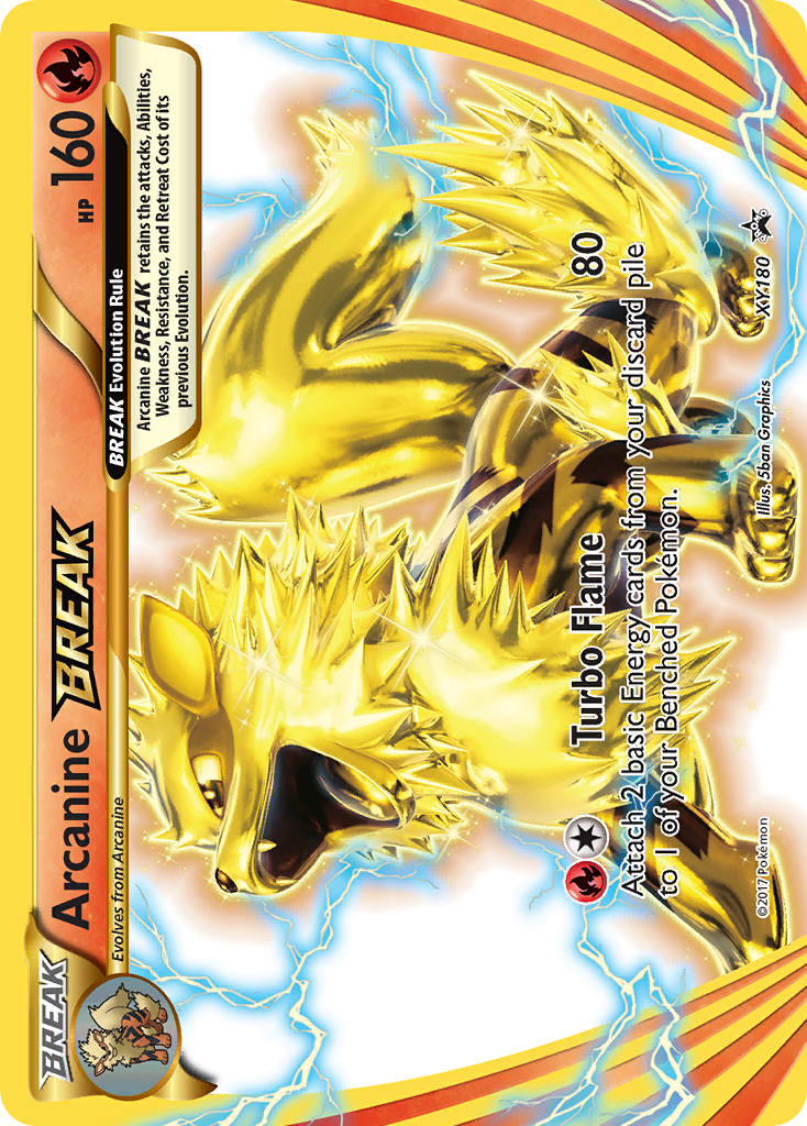 Arcanine BREAK (XY180) [XY: Black Star Promos] | Nerdhalla Games