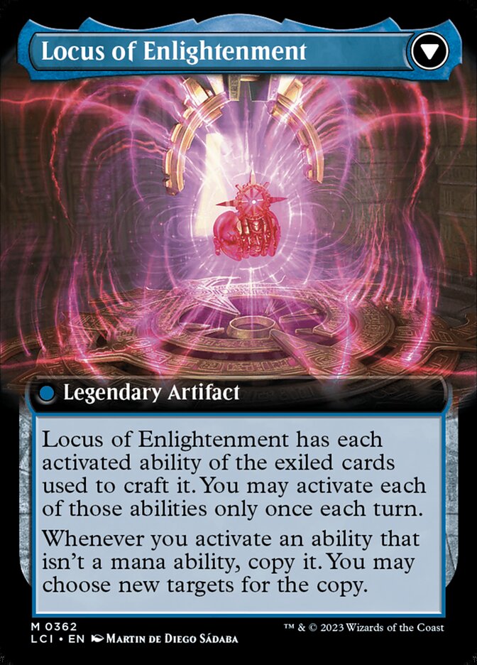 The Enigma Jewel // Locus of Enlightenment (Extended Art) [The Lost Caverns of Ixalan] | Nerdhalla Games