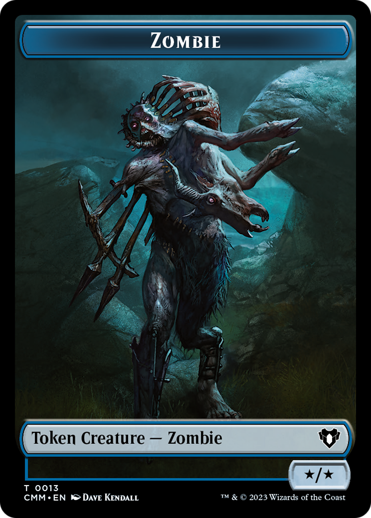 Zombie Token (13) [Commander Masters Tokens] | Nerdhalla Games