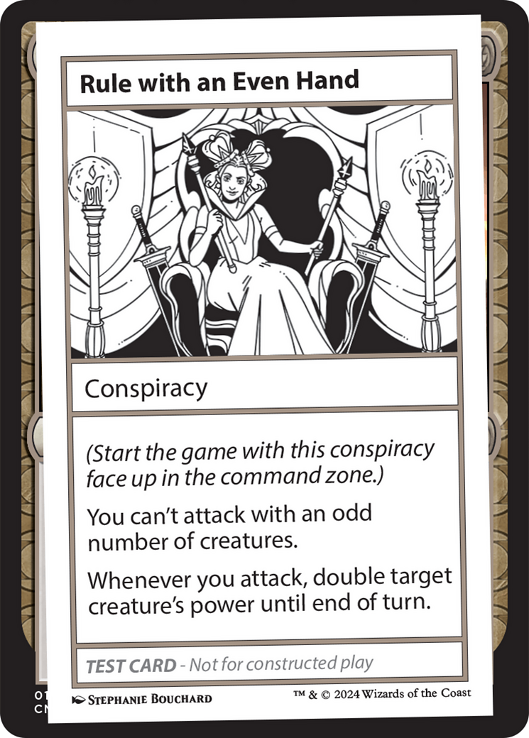 Rule with an Even Hand [Mystery Booster 2 Playtest Cards] | Nerdhalla Games