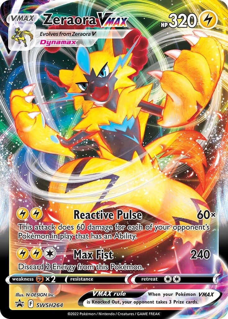 Zeraora VMAX (SWSH264) [Sword & Shield: Black Star Promos] | Nerdhalla Games