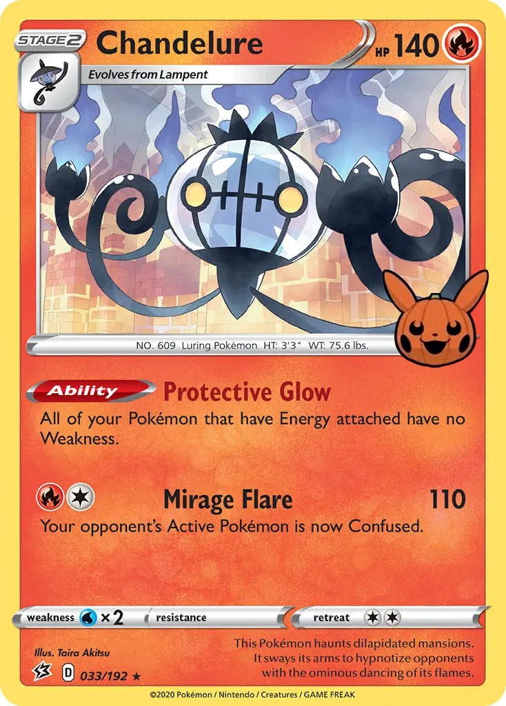 Chandelure (033/192) [Trick or Trade] | Nerdhalla Games