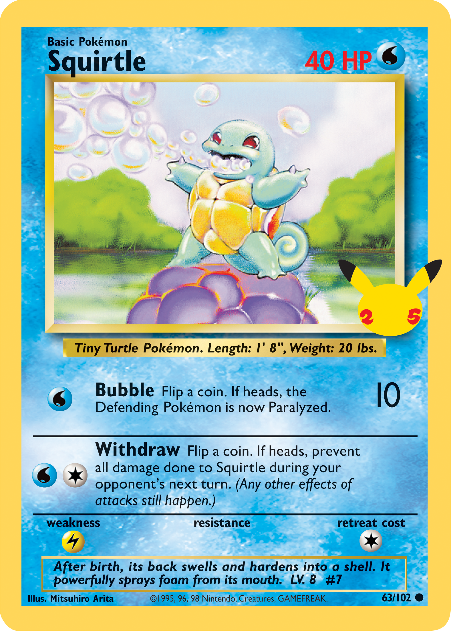 Squirtle (63/102) (Jumbo Card) [First Partner Pack] | Nerdhalla Games