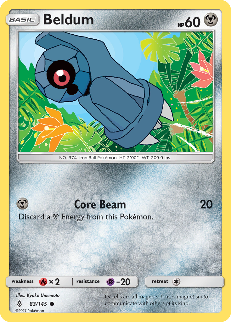 Beldum (83/145) [Sun & Moon: Guardians Rising] | Nerdhalla Games