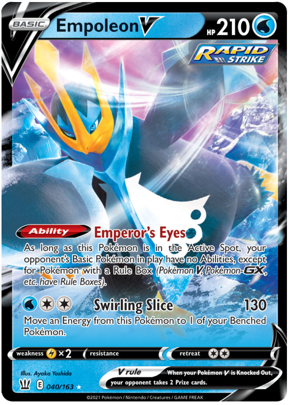 Empoleon V (040/163) [Sword & Shield: Battle Styles] | Nerdhalla Games