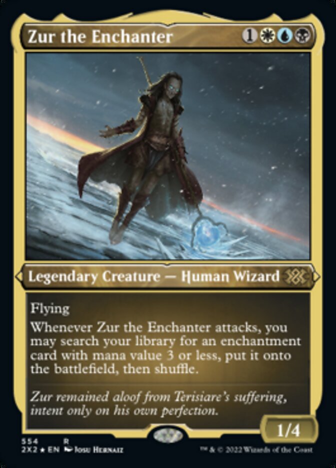 Zur the Enchanter (Foil Etched) [Double Masters 2022] | Nerdhalla Games