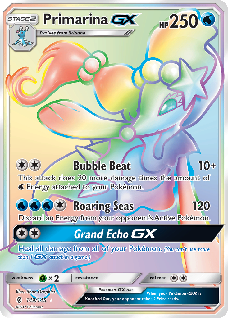 Primarina GX (149/145) [Sun & Moon: Guardians Rising] | Nerdhalla Games