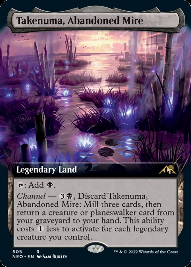 Takenuma, Abandoned Mire (Extended Art) [Kamigawa: Neon Dynasty] | Nerdhalla Games