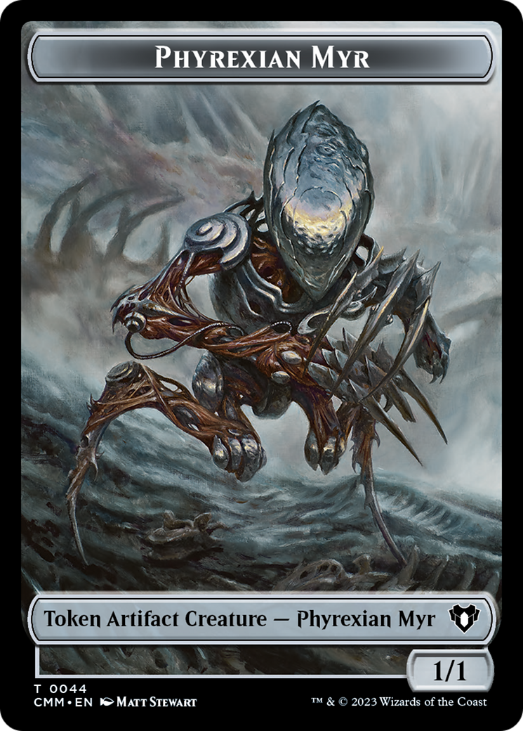 Phyrexian Myr Token [Commander Masters Tokens] | Nerdhalla Games