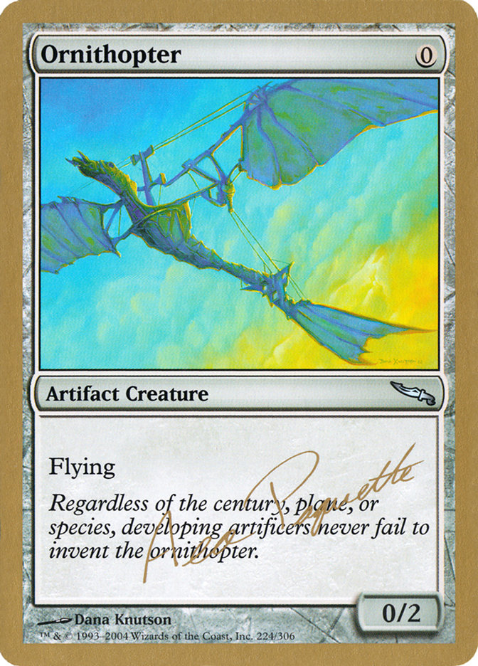 Ornithopter (Aeo Paquette) [World Championship Decks 2004] | Nerdhalla Games