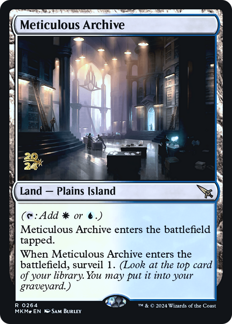 Meticulous Archive [Murders at Karlov Manor Prerelease Promos] | Nerdhalla Games