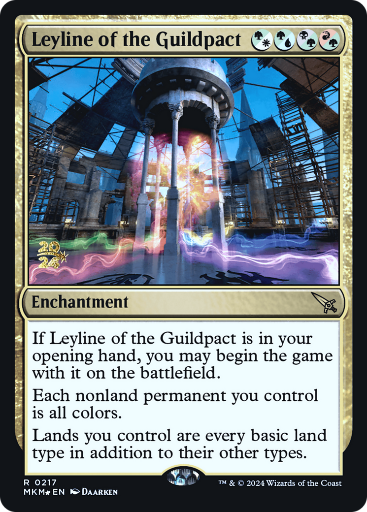 Leyline of the Guildpact [Murders at Karlov Manor Prerelease Promos] | Nerdhalla Games