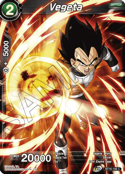 Vegeta (BT16-106) (BT16-106) [Realm of the Gods] | Nerdhalla Games