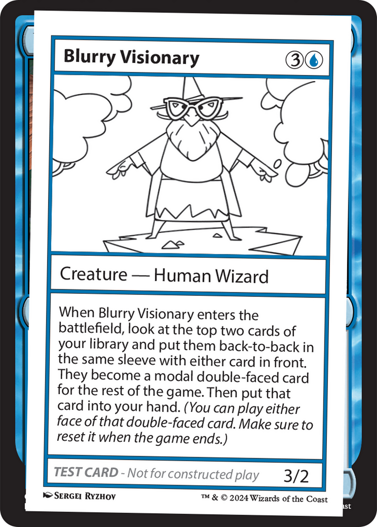 Blurry Visionary [Mystery Booster 2 Playtest Cards] | Nerdhalla Games