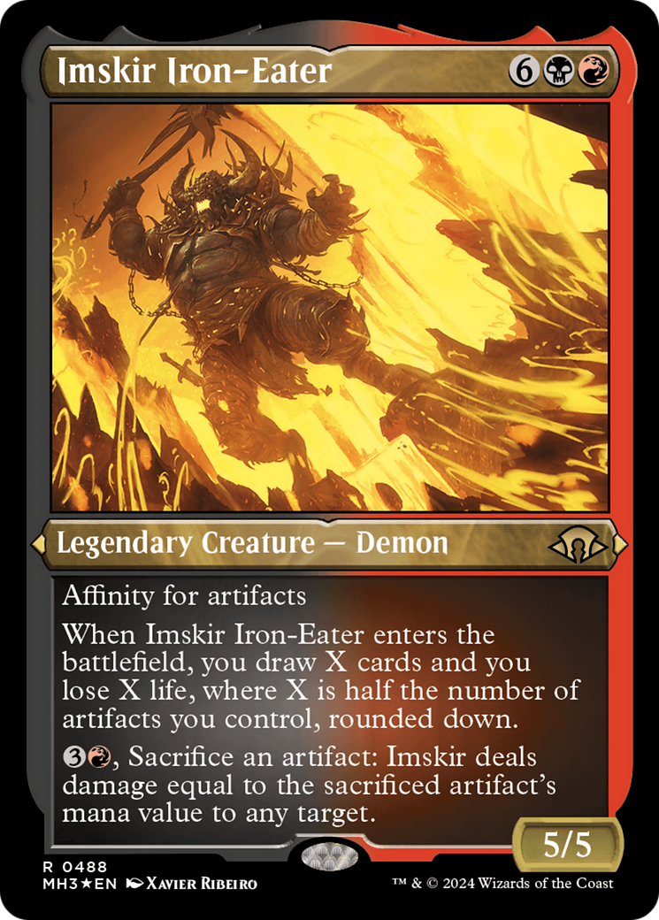 Imskir Iron-Eater (Foil Etched) [Modern Horizons 3] | Nerdhalla Games