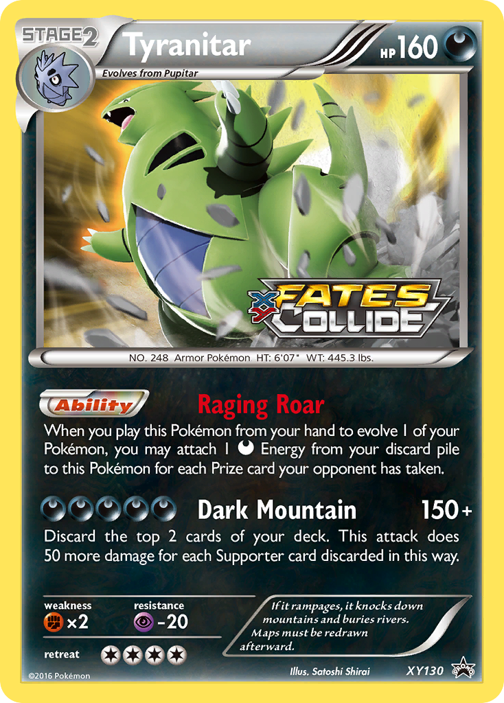 Tyranitar (XY130) [XY: Black Star Promos] | Nerdhalla Games